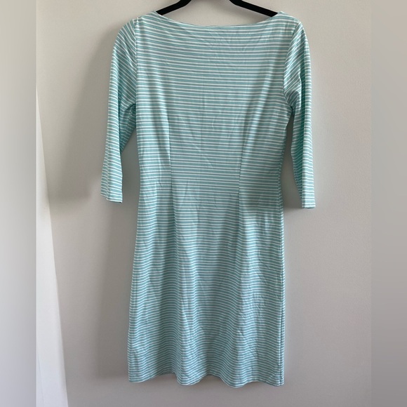 J. McLaughlin Blue & White Stripe Catalina Cloth Dress Size Small - Picture 6 of 8